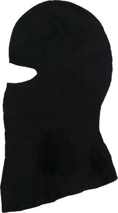Misbhv logo-embroidered knitted balaclava - women - Viscose/Polyester - S - Black