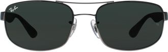Ray-Ban Mens Rayban Sunglasses 3445 Gunmetal Green 004 - Grey - One Size