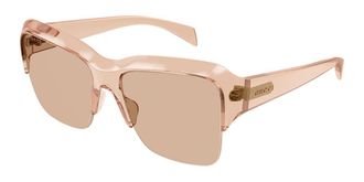 Gucci GG2024S 003 Womens Sunglasses Brown Size 57
