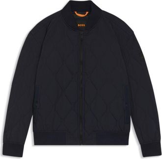 BOSS Onion-quilted jacket with water-repellent finish