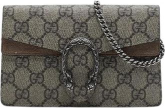 Gucci Pre-owned Crossbody Shoulder Bag - Dames - Vintage Schoudertas - Beige - ONE Size - Leer - Vintage