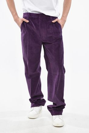 Dsquared2 Pantaloni Relaxed Fit in Velour a Coste Dsquared2