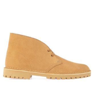 Clarks Mens Desert Rock Shoes in Brown Leather (archived) - Size UK 8.5