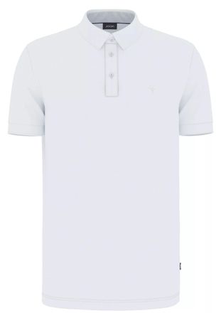 Joop Poloshirt JOOP Primo, Herren, Gr. XXL, wei&szlig;, Jersey, Obermaterial: 100% Baumwolle, unifarben, regular fit normal, B&uuml;ndchen, Shirts Poloshirt