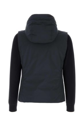 Moorer Mens Dark Blue Polyester Evan Down Jacket Blu Piumini