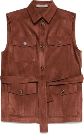 D.exterior Tailored Sleeveless Gilet With Minimalist Design