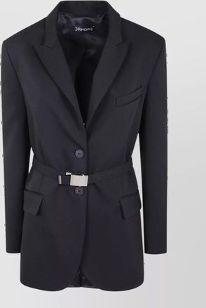 DRHOPE belted blazer