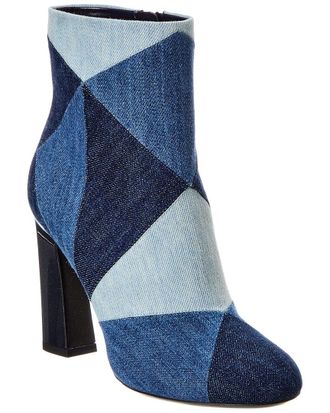 Roger Vivier Prismick Denim Boot