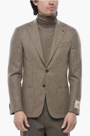 Corneliani CC COLLECTION Virgin Wool Jacket with Classic Lapel size 48