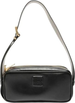 Miu Miu Pre-owned Belt Bags, female, Black, Size: ONE SIZE Pre-owned Shoulder bag