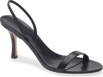 The Row Ella Slingback Sandal in Black at Nordstrom, Size 37.5