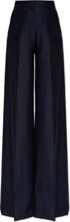 Max Mara Broeken, Dames, Zwart, M, Katoen, Pinza Broeken