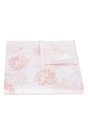 Matouk Chrysanthemum Duvet Cover in Blush at Nordstrom, Size Twin