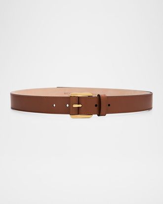 Michael Kors Kaitlin Leather Belt