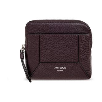 Jimmy Choo London Wallets & Cardholders, female, Red, Size: ONE SIZE Leather pouch