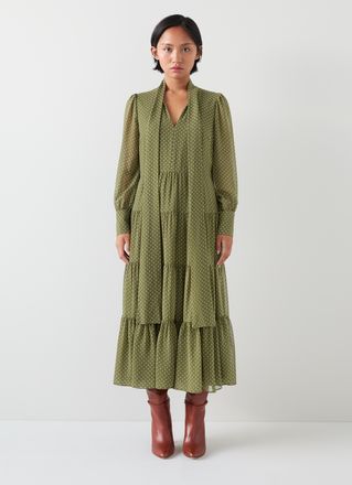 L.k. Bennett Womens Polly Petite Dresses, Green - Size 10 UK