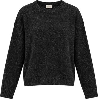 Marella Emmmaestra Punto Redondo - Knitwear - Mujer - Negro - XL