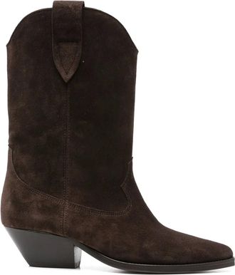 Isabel Marant Enkellaarzen met puntige neus - Bruin