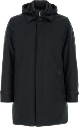 Moorer Dark Blue Parka Jacket