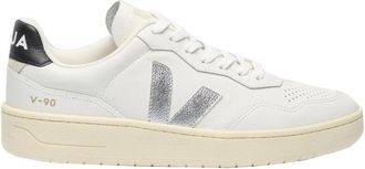 Veja V-90 O. T. Sneakers - White/Silver/Black