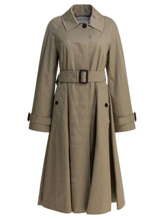 Burberry Car Coat Ellingham Fit And Flare Trench Coat