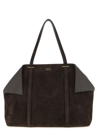 Ferragamo Scarf L Shoulder Bags Brown