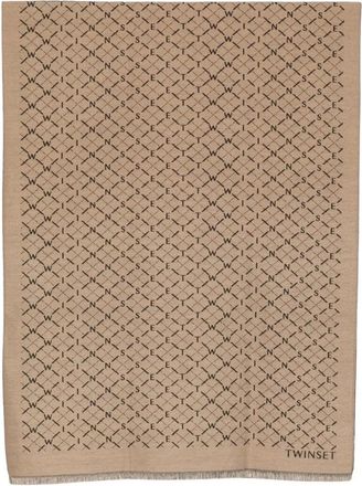Twinset Scarves - Dames - Wintersjaals - Beige - ONE Size - Accessoires
