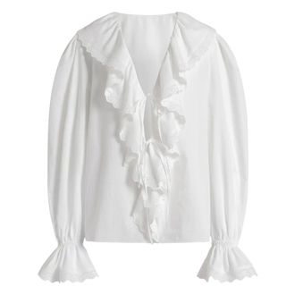 Alberta Ferretti Mujer, Blusas y Camisas, Blanco, Talla: XS