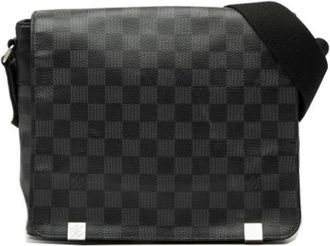 Louis Vuitton Pre-owned Cross Body Bags, female, Black, Size: ONE SIZE Pre-owned Vintage Leather Cross Body Bag