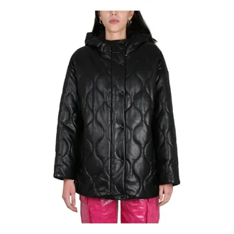 Stand Studio Light Jackets, female, Black, Size: XS Everlee Faux Leather Jacket