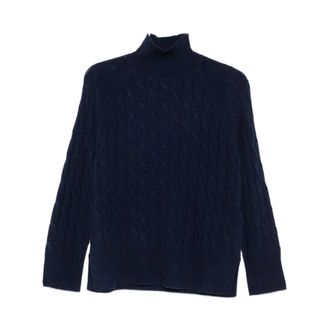 Marella Mlsgattoni 008 - Dames - Coltruien - Blauw - M - Nylon - Truien & Vesten