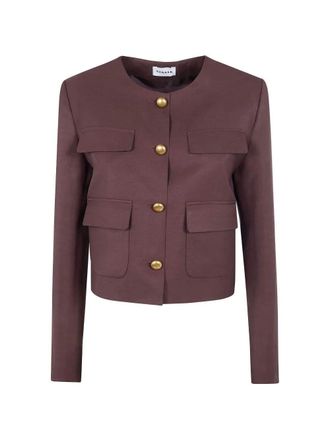 P.A.R.O.S.H. P. A.R. O.S. H. Raisa26 Viscose Linen Jacket