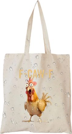 Generic Canvas Tote Bag | Funny Chicken Handbag,Travel Handbag | for Travel Beach Work College Dorm Gym Shopping Grocery Nurse Women Men Teacher