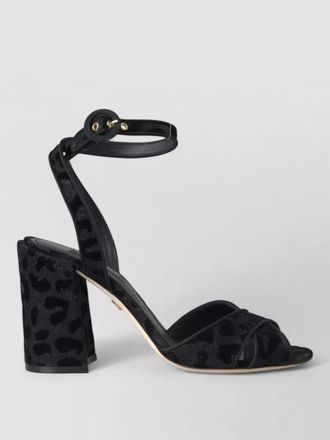 Dolce & Gabbana leopard-print suede sandals
