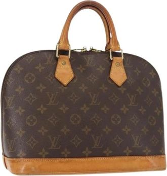 Louis Vuitton Pre-owned Handbags, female, Brown, Size: ONE SIZE Pre-owned Vintage Canvas Handbag