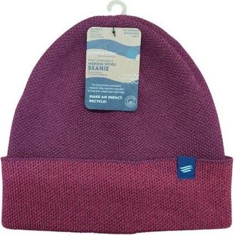 United By Blue The Essential Merino Marled Beanie in Burgundy at Nordstrom