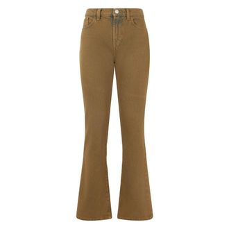 Alberta Ferretti Bell-bottom Jeans - female - Alberta Ferretti - Flare Jeans - Beige - S - Jeans