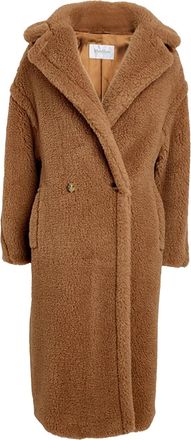 Max Mara Alpaca-Wool Blend Coat - Camel