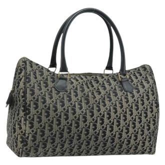 Dior Pre-owned Handbags, female, Black, Size: ONE SIZE Pre-owned Vintage Boston Bag