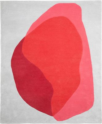 Hart&ocirc; Jane Teppich, rot / pink cameo