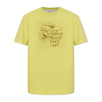 Golden Goose Heren, Tops, Groen, Maat: XL Katoen