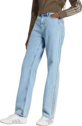 adidas Originals Straight Leg Jeans in Light Denim at Nordstrom, Size 24