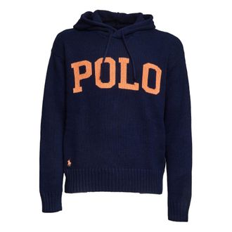 Polo Ralph Lauren Hoodies, male, Blue, Size: M Hoodie
