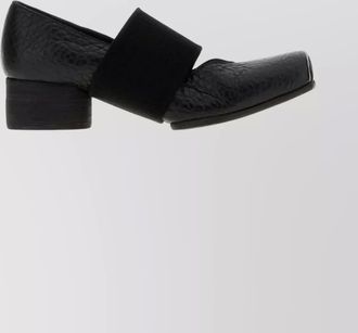 Uma Wang leather square-toe ballet pumps