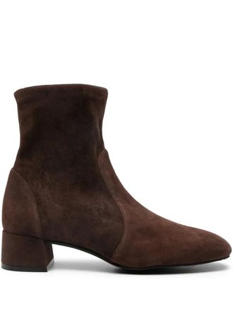 Stuart Weitzman 40mm round-toe boots - Brown