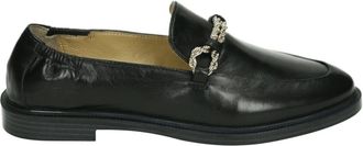 Copenhagen Shoes Schoenen, Dames, Zwart, 42 EU, Leer, Zwarte Instappers Love AND Walk