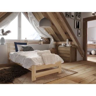 OEM Cama De Madera - 80x200 Nebraska