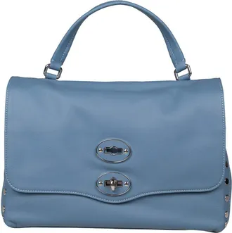 Zanellato Leather Messenger Bag That Can Be Carried By Hand, Over The Shoulder, Or Across The Body