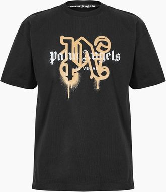 Palm Angels Mens Palm Vegas Spray - Multi/Black - Size: 38