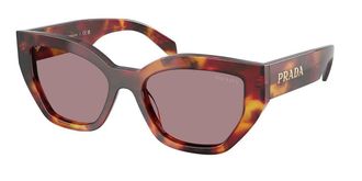 Prada PR A09S 22A20I Womens Sunglasses Tortoiseshell Size 53